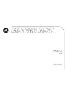 Motorola Razr v3i old manual. Smartphone Instructions.